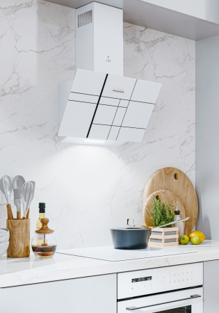 Вытяжка Lex MOZA 600 R1 WHITE