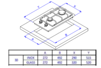 Варочная поверхность газовая Weissgauff HGG 320 BGRV