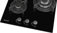 Варочная поверхность газовая Weissgauff HGG 451 BGh Nano Glass