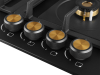 Варочная поверхность газовая Weissgauff HGG 641 BV Volcano Burner Nano Matt Glass