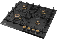 Варочная поверхность газовая Weissgauff HGG 641 BV Volcano Burner Nano Glass