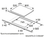 Варочная поверхность индукционная Maunfeld CVI804SFLGR Inverter