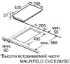 Варочная поверхность Maunfeld EVCE292SDPBK