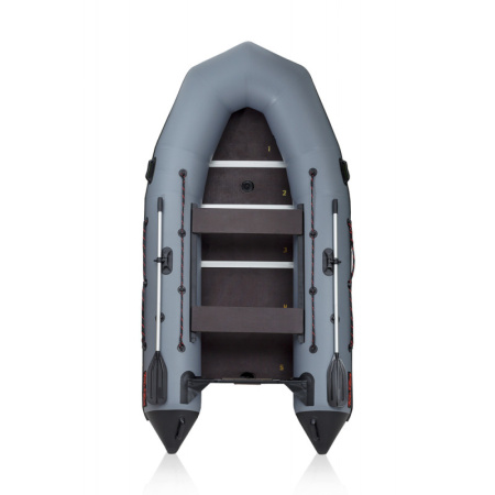 Лодка ПВХ Leader Тайга Nova-340 Киль, серая