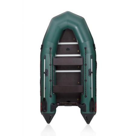 Лодка ПВХ Leader Тайга Nova-320 Киль, зеленая