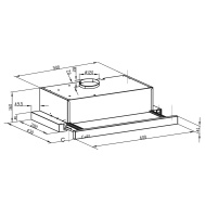 Вытяжка Lex HIDE G 600 GREY