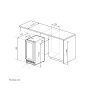 Винный шкаф Lex LWD3020BL