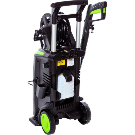 Мойка Redverg RD-HPW2000IC(2кВт,105-145бар,6-6.5л/мин,алюм,шланг 8м,колёса,катушка,самовсас)17.2кг