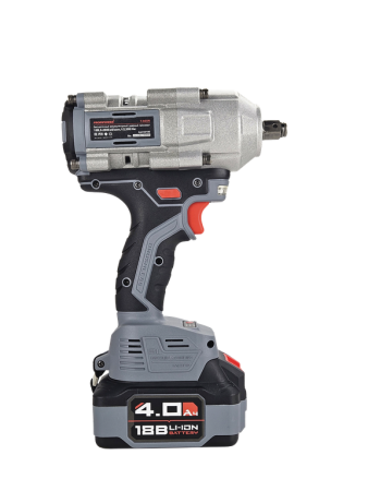 Гайковерт аккумуляторный ударный ProfiPower T-900N (18В,Li-ion,1х4Ач,900Hм,1/2" б/щ) 2.7кг кейс гол.17/19/21