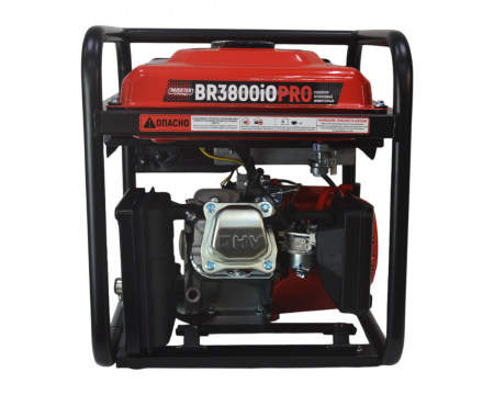 Электростанция бензиновая инверторная Brait BR3800iOPRO (220В/2х16А,3.0/3.3кВт,4-такт,6л/с)28,5кг