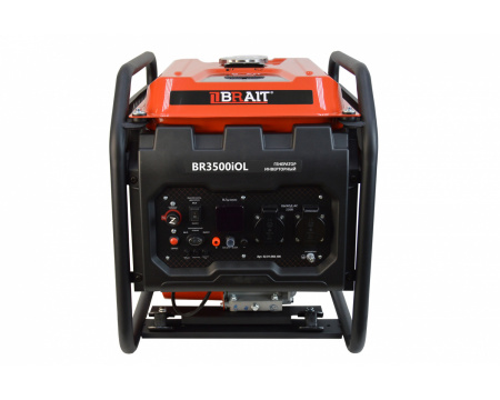 Электростанция бензиновая инверторная Brait BR3500iOL (220В/2х16А,2.8/3.0кВт,4-такт,3.2л/с)31.3кг