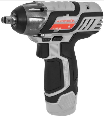 Гайковерт аккумуляторный ударный Интерскол ГАУ-100/12Э (12В,Li-ion,без акк. без з/у,100Нм,3/8",б/щ) 0.8кг