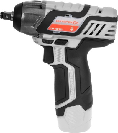 Гайковерт аккумуляторный ударный Интерскол ГАУ-100/12Э (12В,Li-ion,без акк. без з/у,100Нм,3/8",б/щ) 0.8кг