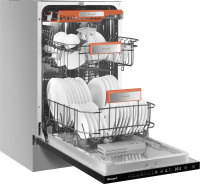Посудомоечная машина встраиваемая Weissgauff BDW 4536 D Inverter AutoOpen Infolight