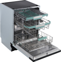 Посудомоечная машина встраиваемая Weissgauff BDW 6136 D Inverter AutoOpen Infolight