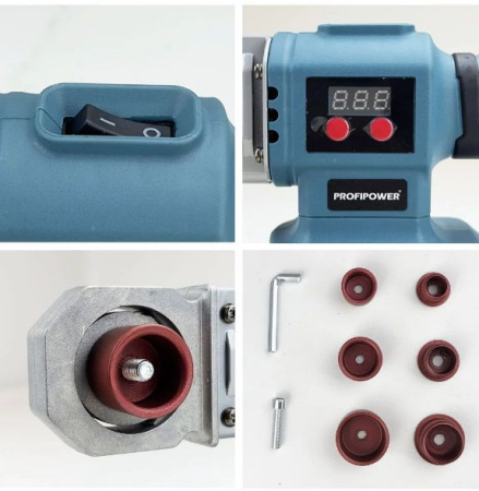 Паяльник аккумуляторный для полипропиленовых труб ProfiPower MKLDF-18B (18В,Li-ion,1х4Ач, 20-22-35мм)1.9кг кейс