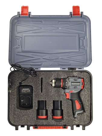 Дрель аккумуляторная	ProfiPower BL-161 (16В,Li-ion,2х2Ач,0-450/1450об/мин,40Нм,БЗП 10мм,б/щ) 1.3кг кейс