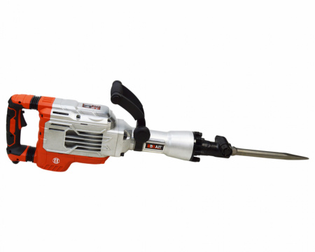 Молоток отбойный Brait DH117DPRО (1800вт,65Дж,1900уд/мин,НЕХ 30) 19.2кг кейс+пика+долото