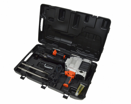 Молоток отбойный Brait DH125DTPRО (2200вт,85Дж,1900уд/мин,НЕХ 30) 25.5кг кейс+пика+долото