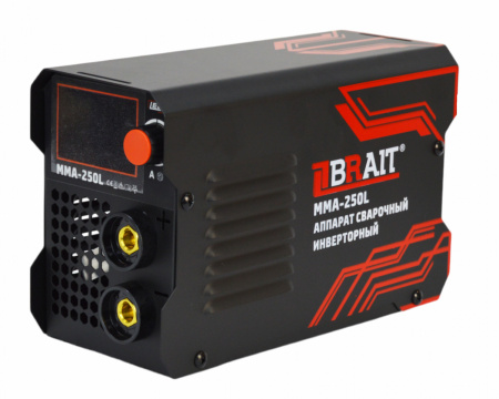 Сварочный аппарат Brait MMA-250L (ММА, 220В, 8.4кВт, 250А, 1.6-5мм, ПВ=60%т) 4.6кг