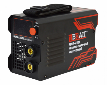 Сварочный аппарат Brait MMA-250L (ММА, 220В, 8.4кВт, 250А, 1.6-5мм, ПВ=60%т) 4.6кг