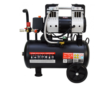 Компрессор прямой Brait KB-1200/24 (200л/мин,24л,220В/1.2кВт,2цил,8бар) 21.5кг