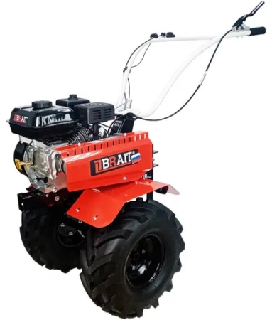Мотоблок Brait МБ2W ШК (170F/7л.с.,2F/1R,85х30см,с фрезами, колеса 19/7х8, вал S23) 77кг