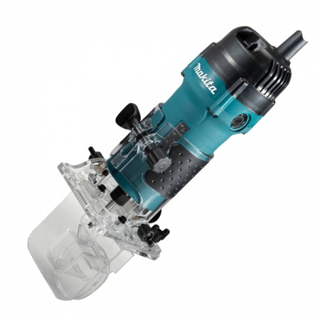 Фрезер Makita 3712 кромочный (530Вт,32000об/мин,цанги 6мм,раб.ход 42мм, коробка) 1.7кг