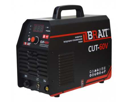 Аппарат плазменной резки Brait CUT60V (380В,9.2кВт,55А,рез до 20 мм,ПВ=60%)13.5кг
