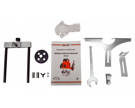 Фрезер Brait R120 (2100Вт, 12000-23000 об/мин, цанги 12мм, раб.ход 50мм) 6.1кг