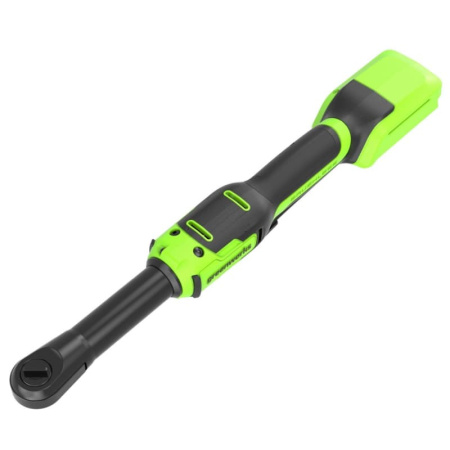 Гайковерт-трещотка Greenworks GD24RWX удлиненная, 24V, бесщеточная, 1/2", 80Нм, без АКБ и ЗУ