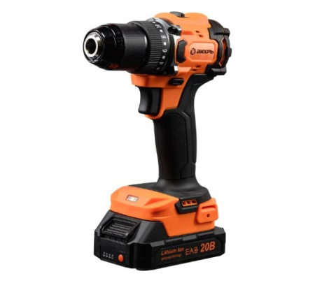 Дрель-шуруповерт аккумуляторная Вихрь ДА-20Л-2К/БП (2,0 А/ч) (бесщеточный двигатель, 70Нм)