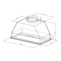 lex_hyper_600_gs_inverter_gr Вытяжка кухонная встраиваемая Lex HYPER 600 GS Inverter GR
