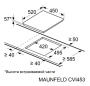 Варочная панель индукционная Maunfeld CVI453BG