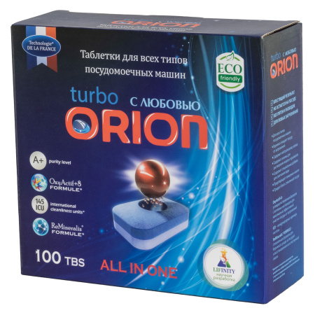 Таблетки для посудомоечной машины Orion LG-7103 Powerball 100