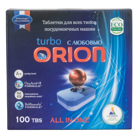 Таблетки для посудомоечной машины Orion LG-7103 Powerball 100
