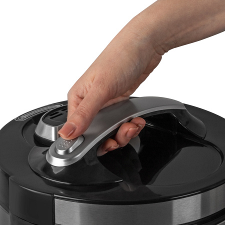 Мультиварка Endever Vita 124 черный-стальной