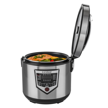 Мультиварка Endever Vita 124 черный-стальной
