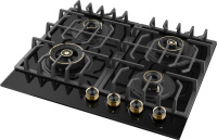 Варочная поверхность газовая Weissgauff HGG 644 BG Premium Brass