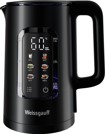 Чайник Weissgauff WK 1500 Db Touch BodyCool