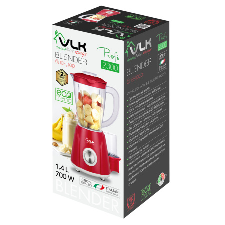 Блендер настольный VLK Profi 2300 красный/белый