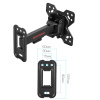 Кронштейн Arm media MARS-5 black для LED/LCD 10"-32" наклонно-поворотный