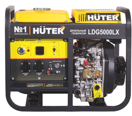 Электрогенератор дизельный Huter LDG 5000LX 