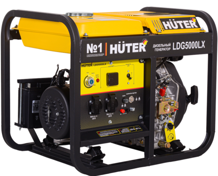Электрогенератор дизельный Huter LDG 5000LX 