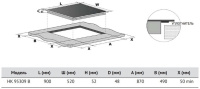 korting_hk_95309_b Варочная поверхность Korting HK 95309 B