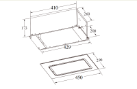 Вытяжка Weissgauff Aura 456 Touch Black Glass