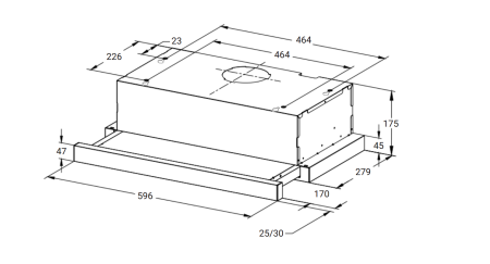 Вытяжка Weissgauff TEL 600 White Glass