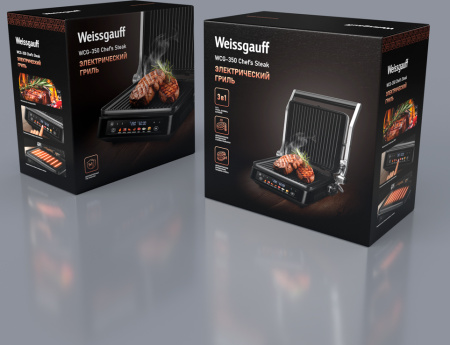 Гриль электрический Weissgauff WCG-350 Chef"s Steak