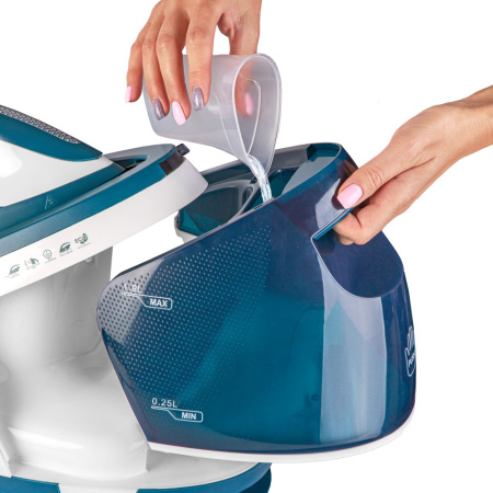 Парогенератор Endever Delta-500 белый/темно-бирюзовый