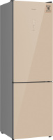 Холодильник Weissgauff WRK 2000 Total NoFrost Inverter Beige Glass